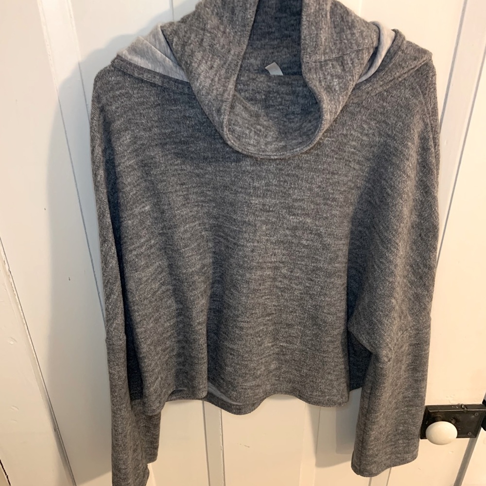 Free people crop sweatshirt
